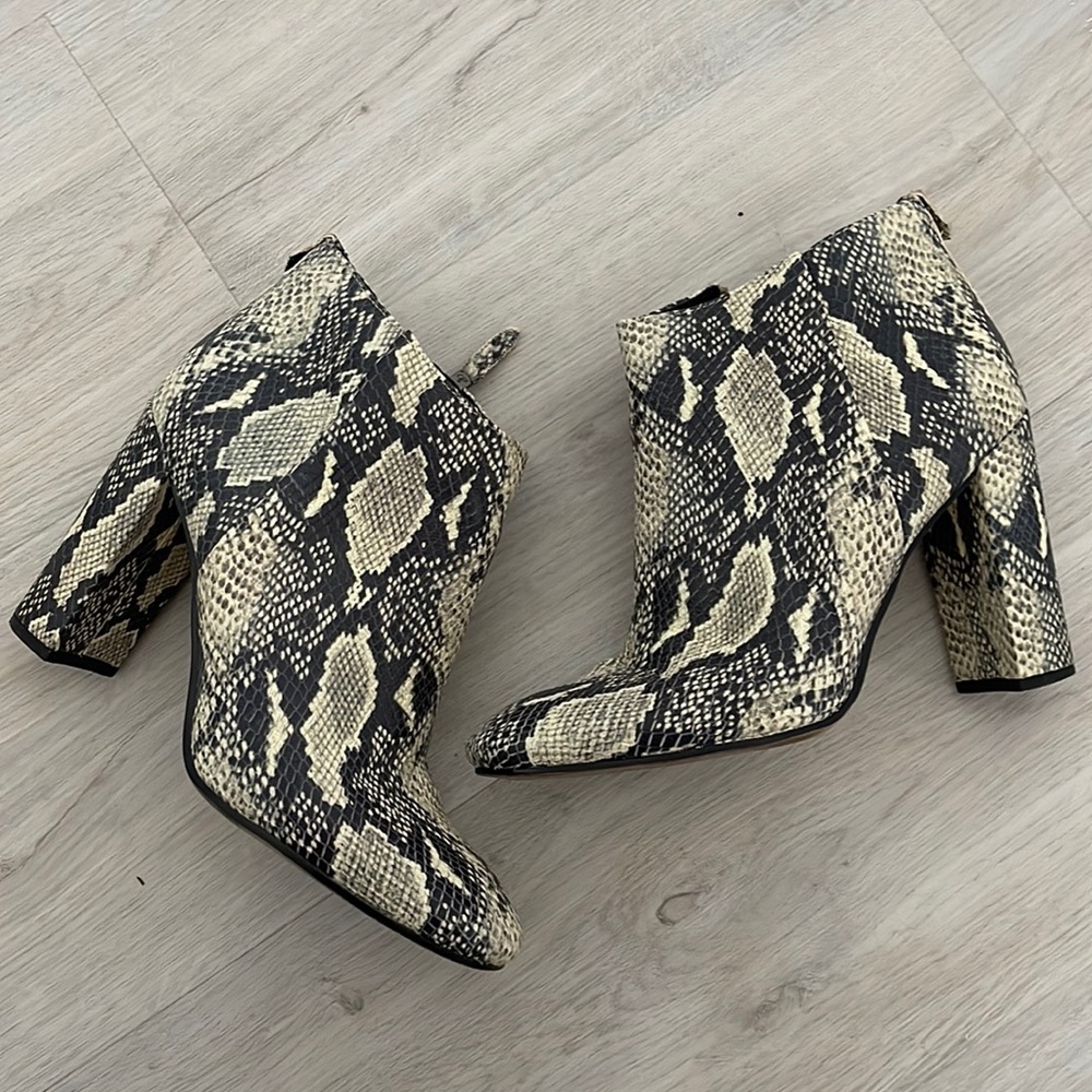 Sam Edelman Snake Print Bootie - image 1